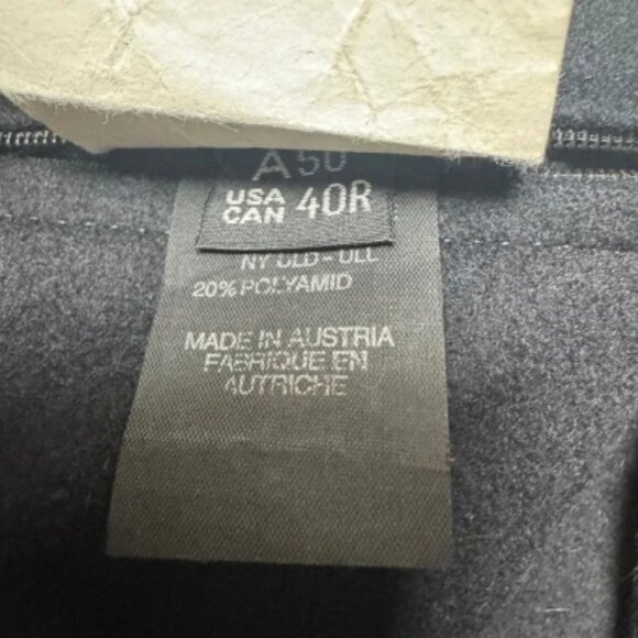 Steinbock Himalaya Loden Wool Air Force Trench Coat‎ Double Breasted Black 40R - Picture 4 of 10